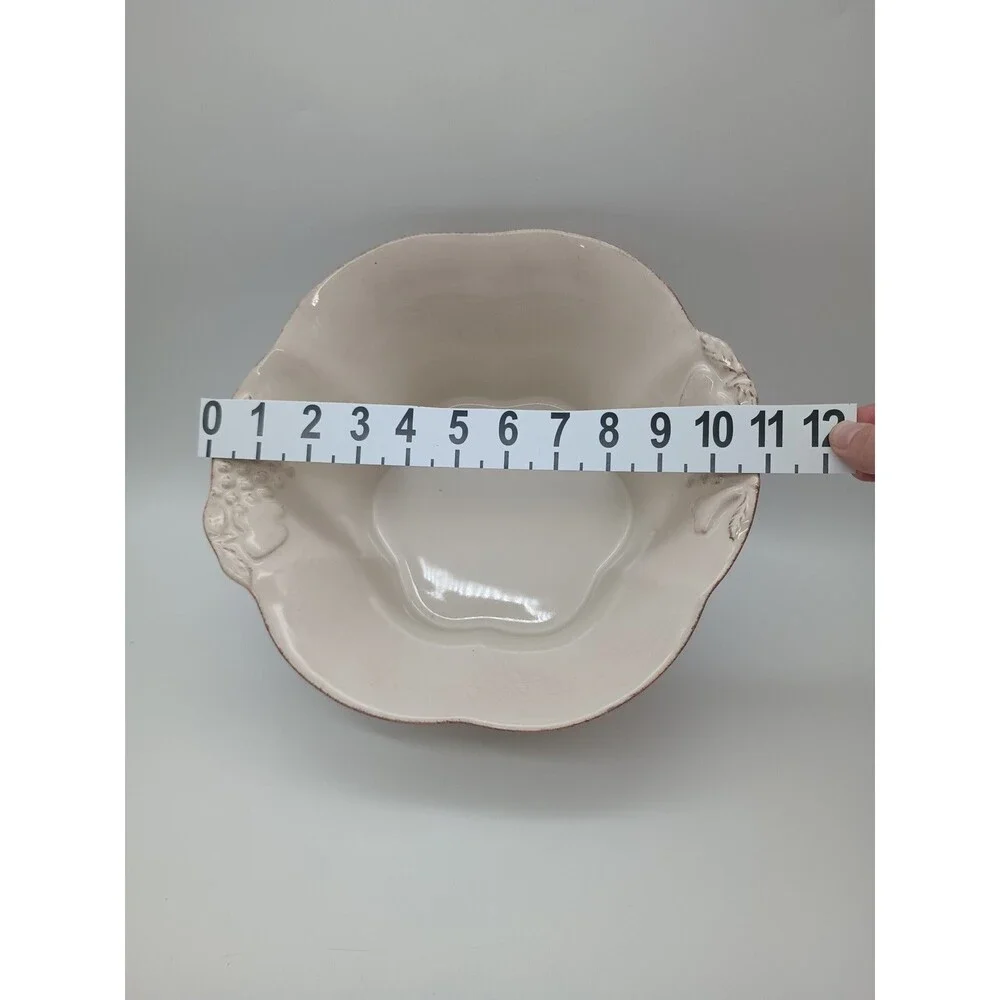 Casa Stone Madeira Harvest by Casafina  Serving Bowl Pale Yellow Bowl 11inches